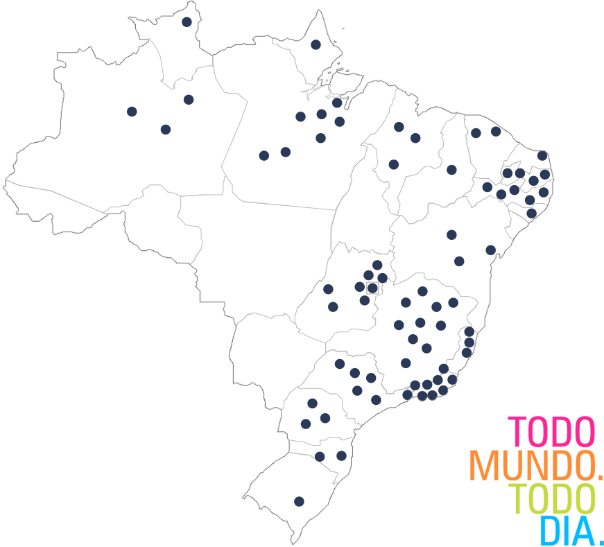 Mapa de Presença Nacional